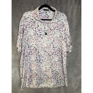 Bad Birdie Polo Shirt Mens Size 2XL XXL Paint Splatter Golf Shirt